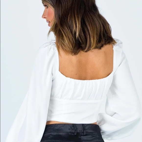 Princess Polly Long Sleeve Crop Blouse - Picture 7 of 8